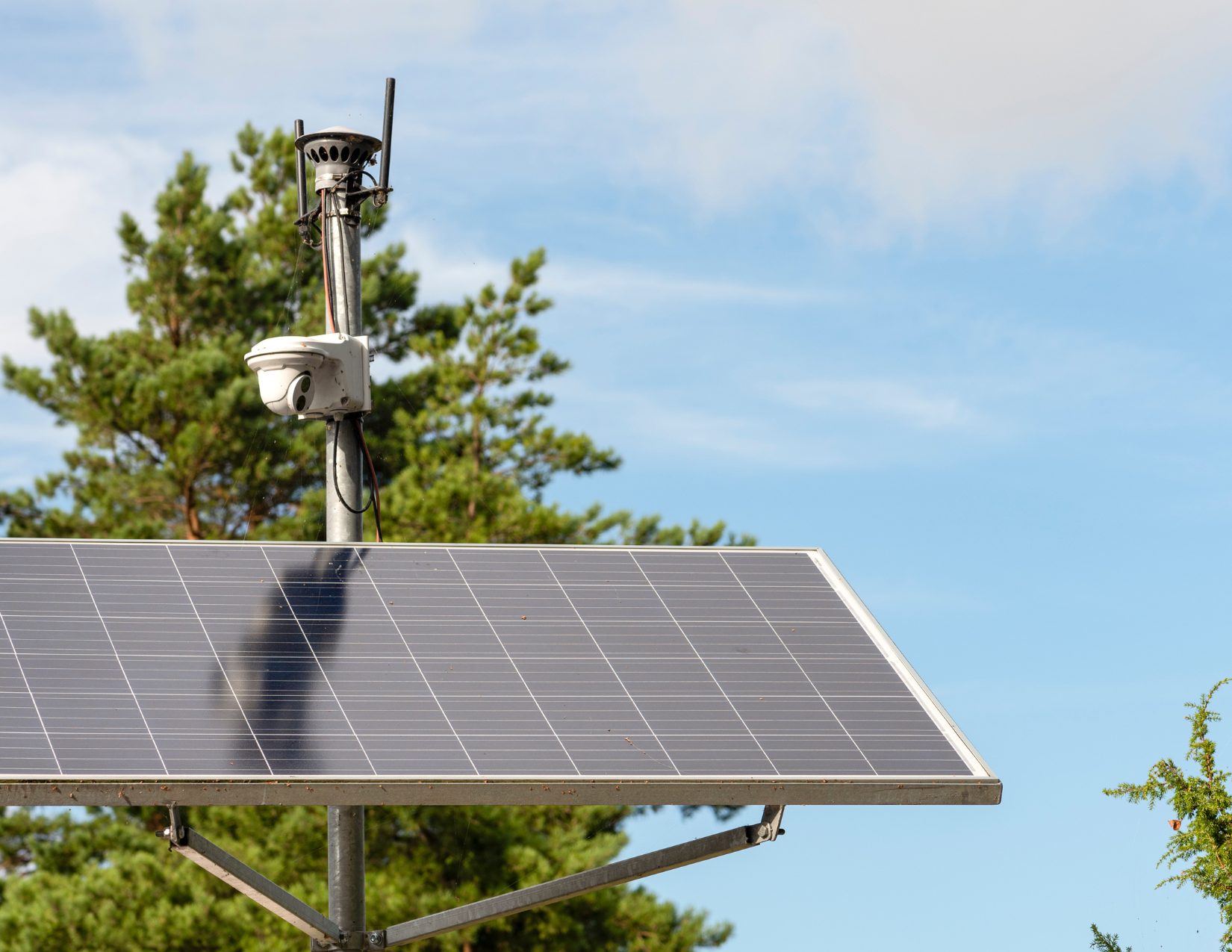 Solar Panel for Video Surveillance