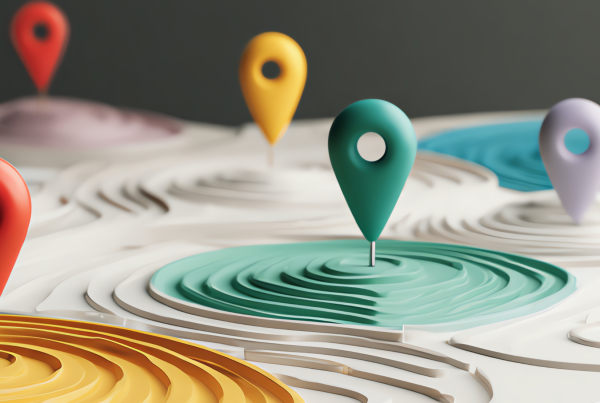 Pins in designating location