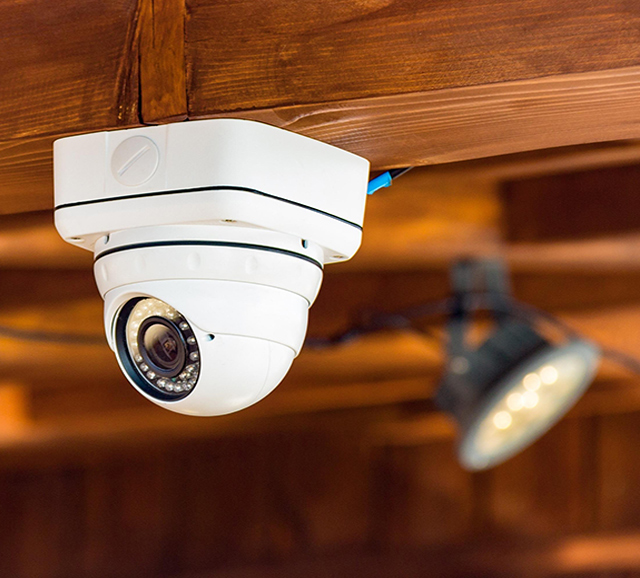 retail surveillance video camera in a dispensary